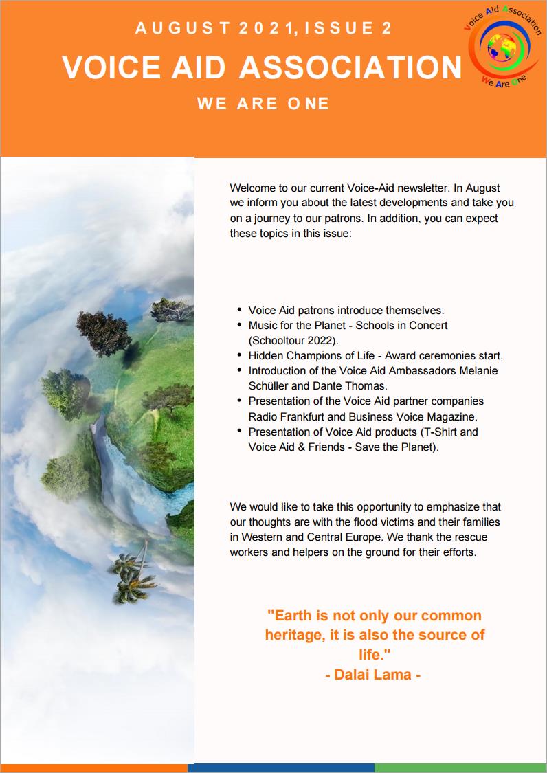 Newsletter 08/2021