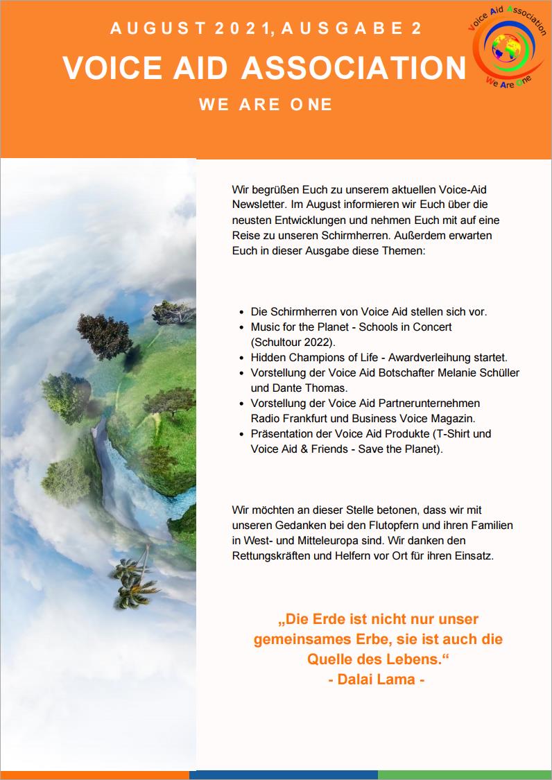 Newsletter 08/2021