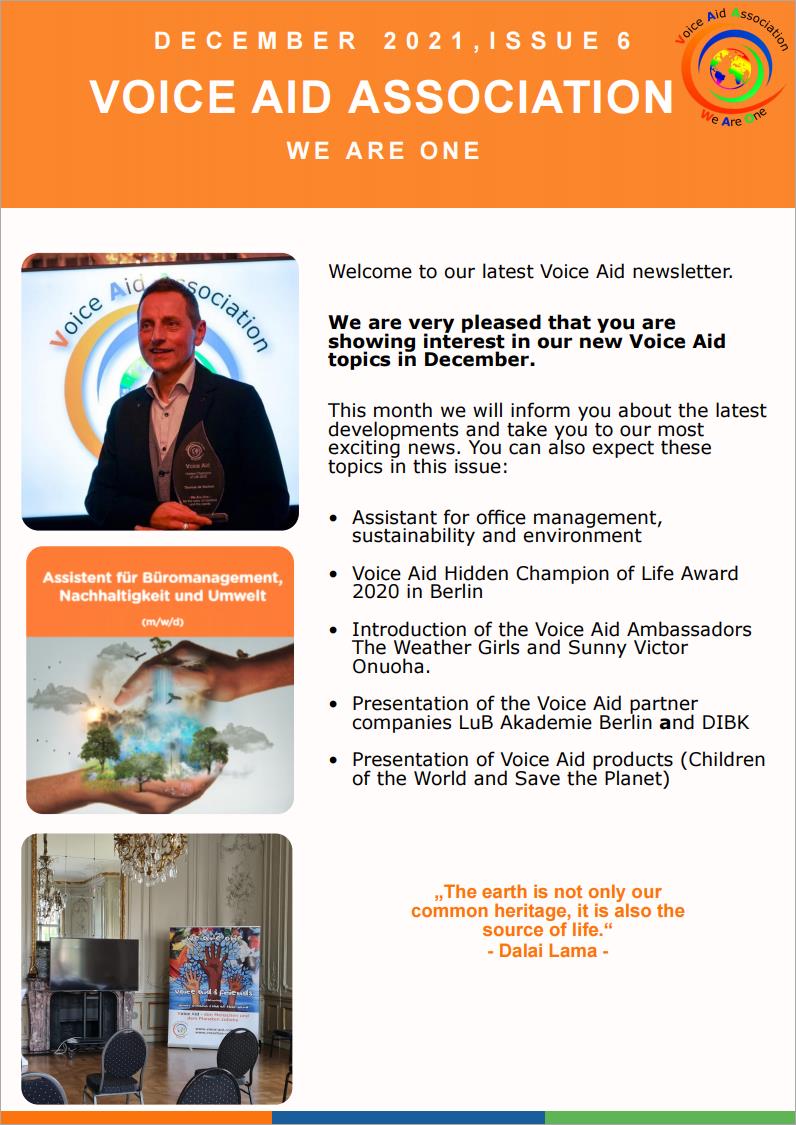 Newsletter 12/2021